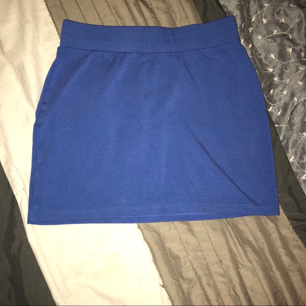 Bodycon Periwinkle Mini Skirt